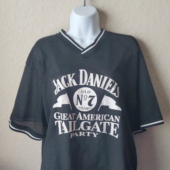 Jack Daniels No. 7 Great American Tailgate Party XL black jersey - Picture 6 of 9
